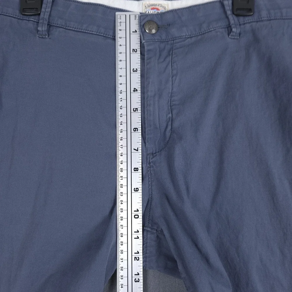 Faherty Island Life Shorts Mens 36 (Fits 36x8)‎ Vintage Navy Chino MBS2203